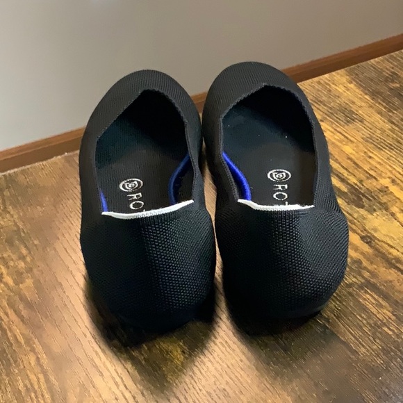 Rothy's Black Women's Shoes - Size 8W, Gently Used, Has new extra insoles! - Picture 3 of 7